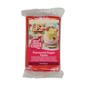 Suhkrumass punane maasikamaitseline Strawberry 250g
