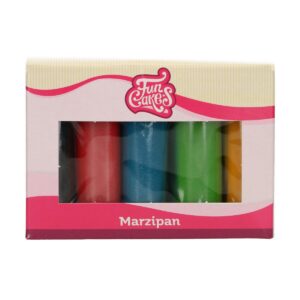 Martsipanid mix 5*100g punane, kollane, roheline, sinine, must