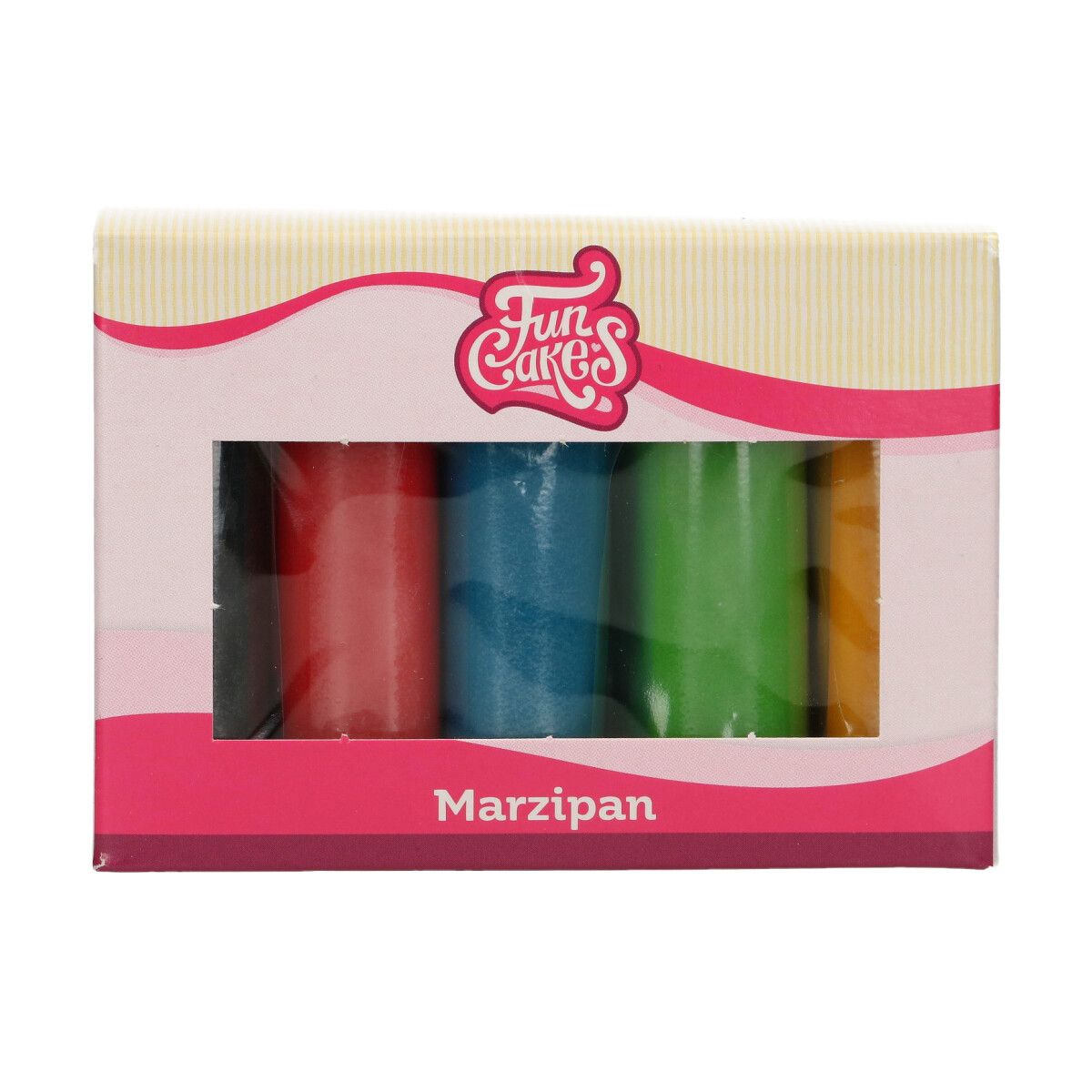 Martsipanid mix 5*100g punane, kollane, roheline, sinine, must