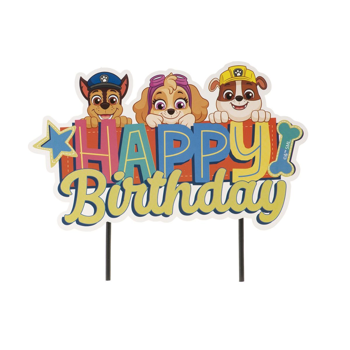 Topper Paw Patrol Happy Birthday