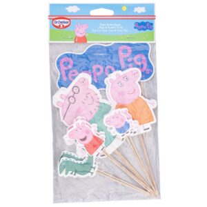 Topper Peppa Big Family 12osa