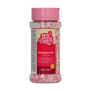 Nonparellid roosa gluteenivaba Baby Pink mix 80g
