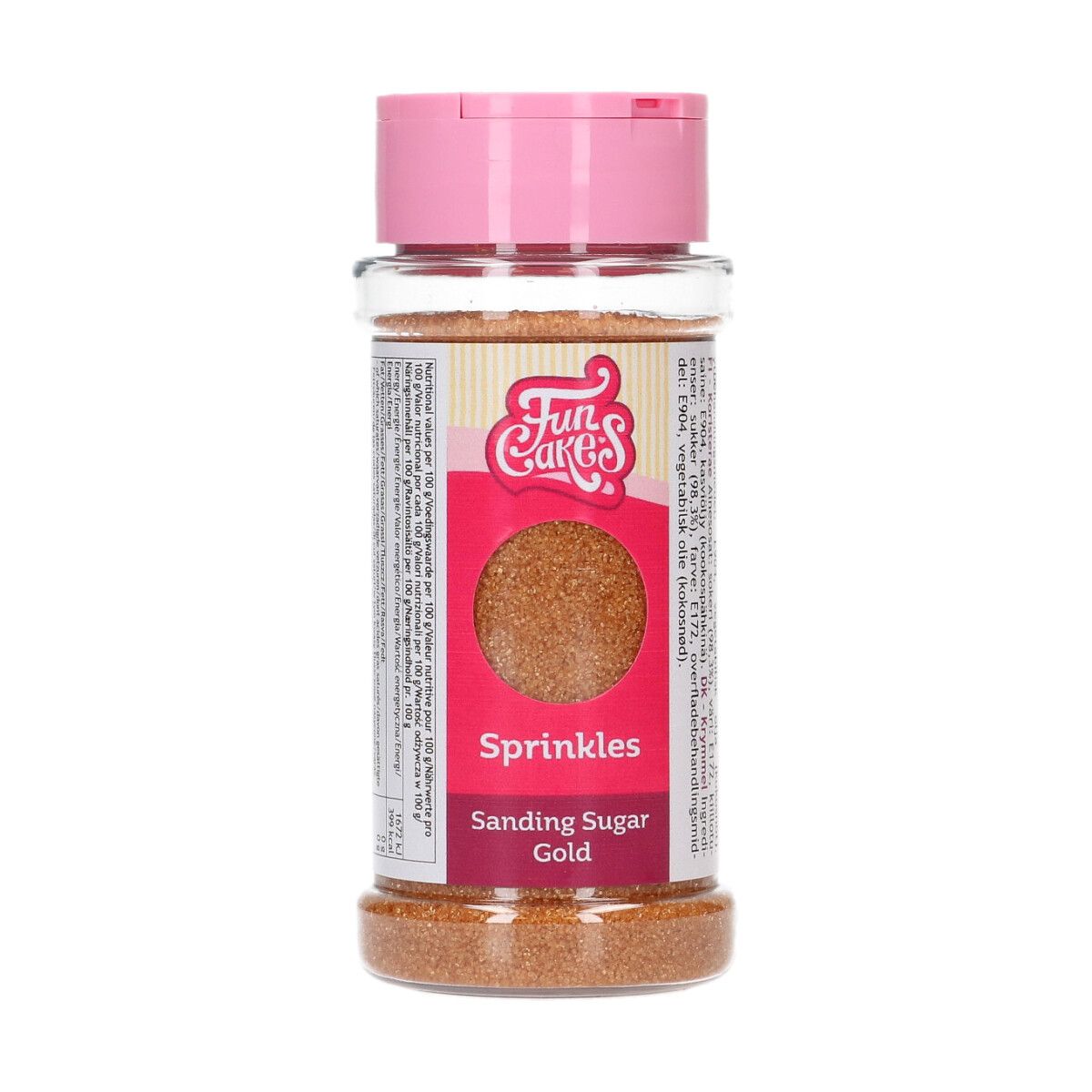 Kuldne peen lihvitud kristallsuhkur 80g