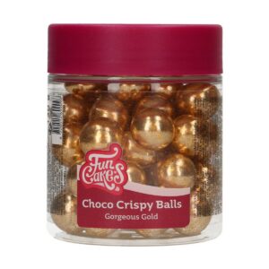 Šokolaadipärlid metallik kuldsed Choco Crispy Balls Metallic Gold 130g
