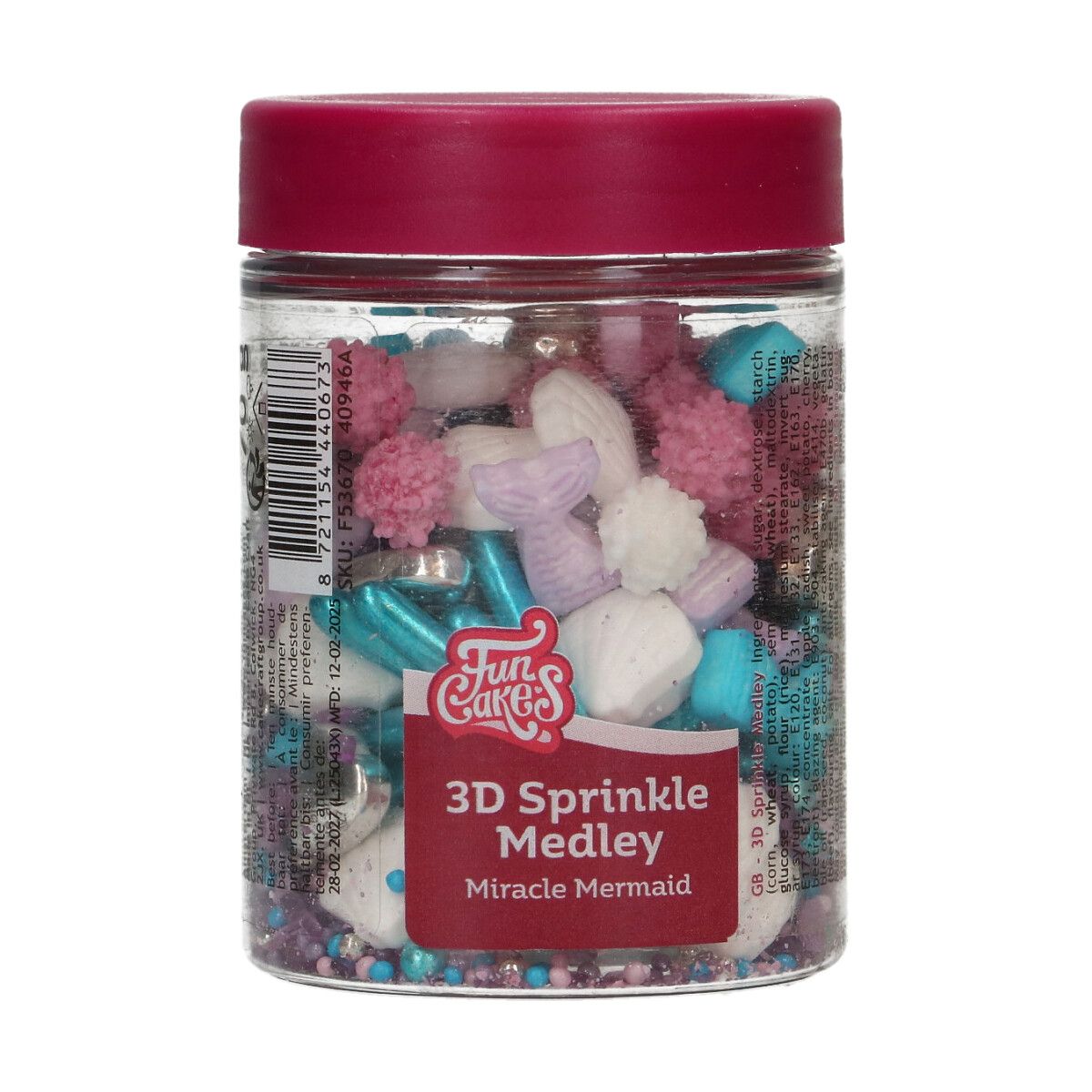 3D Merineitsi konfetid 70g