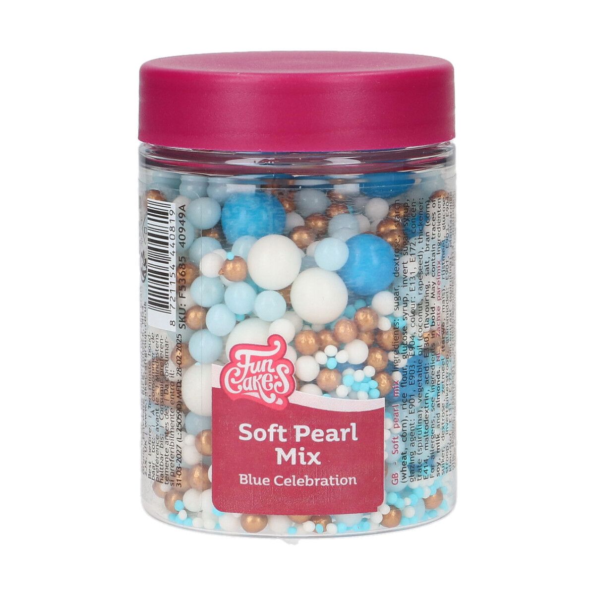 Suhkrupärlid mix Blue Celebration 80g