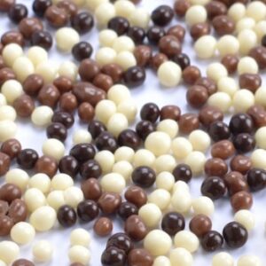 Krõbedad teraviljapallid erinevates šokolaadides 125g