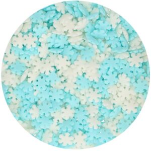 Konfetti Lumehelbed valge-sinine 25g