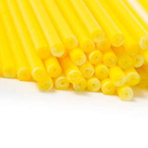 Pulgakommi pulgad kollased 114*4mm plastist 50tk
