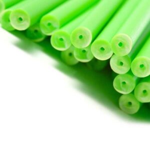 Pulgakommi pulgad rohelised 114*4mm plastist 50tk