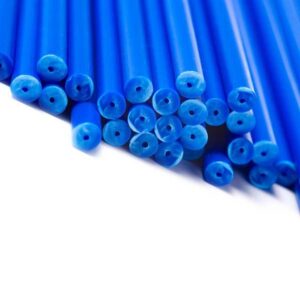 Pulgakommi pulgad sinised 114*4mm plastist 50tk